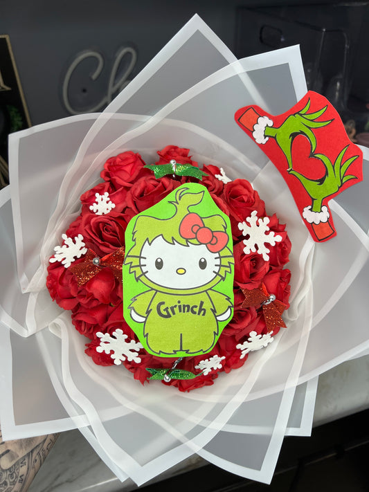 Grinch Hello Kitty Bouquet