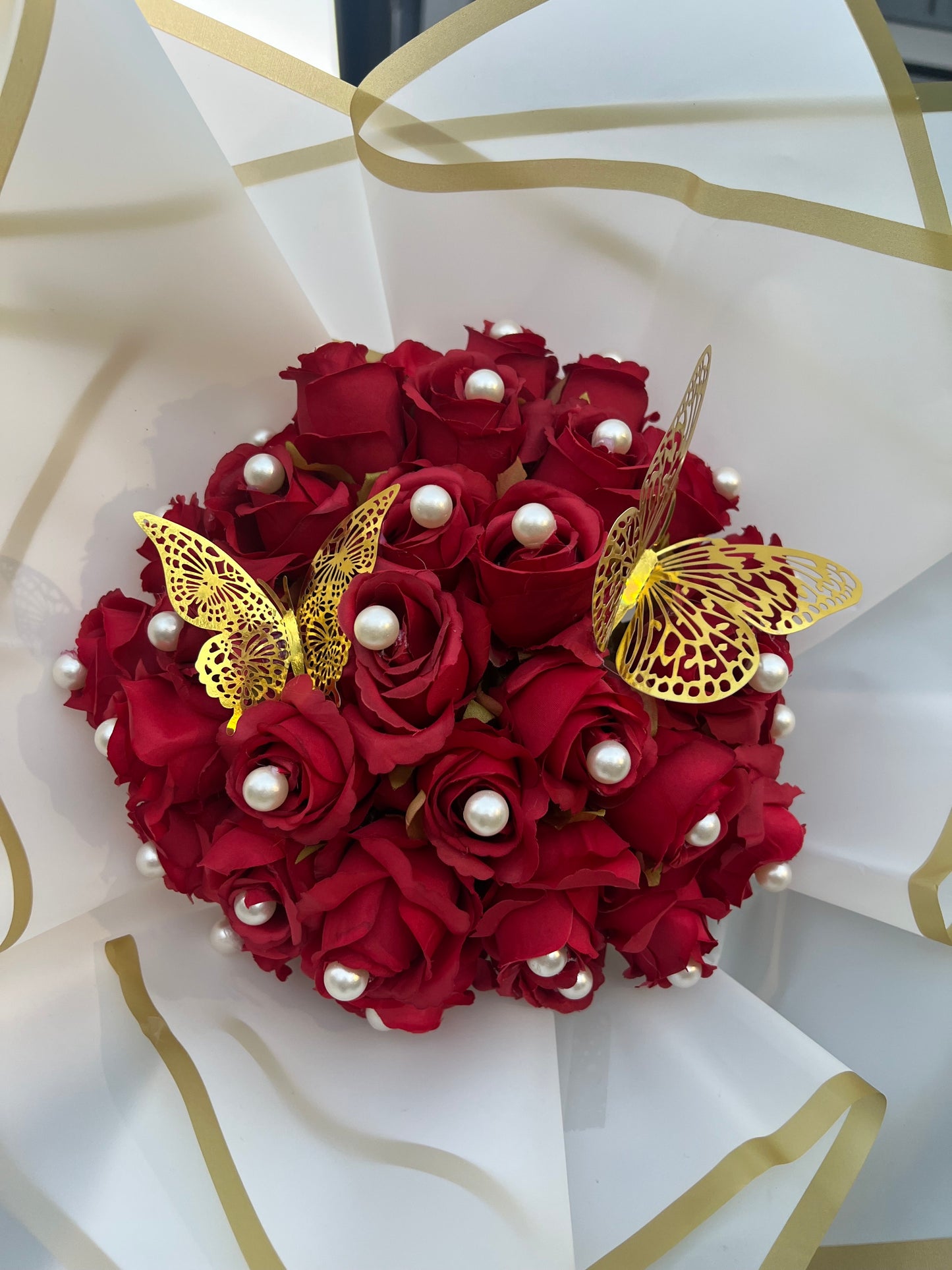 Butterflies and Pearls Bouquet